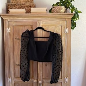 Polka dot NASTY GAL top